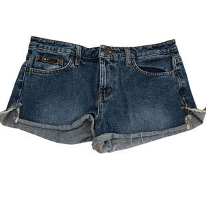 Vintage L.E.I. Jean Shorts Daisy Dukes Size 11 – High Rise Cutoff Retro